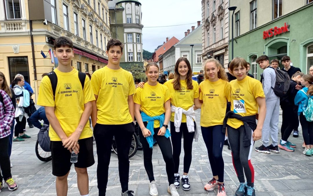 Slovenska olimpijska bakla prišla v Celje